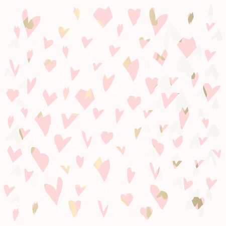 trendy chic valentine's day retro textured background with gold patina のイラスト素材