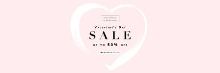 social media banner template for advertising spring arrivals collection or seasonal sales promotion. trendy hand drawn background textures and floral elements imitating watercolor paintingsのイラスト素材