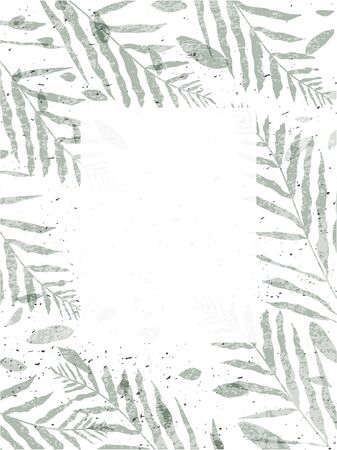 social media banner template for advertising spring arrivals collection or seasonal sales promotion. trendy hand drawn background textures and floral elements imitating watercolor paintingsのイラスト素材