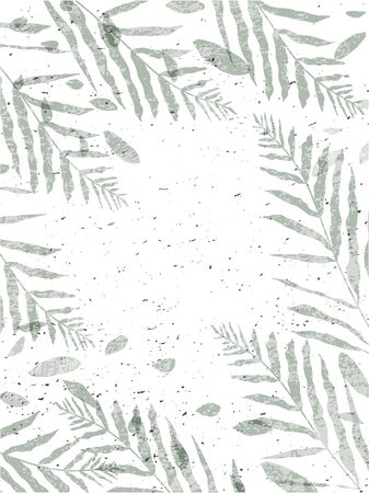 social media banner template for advertising spring arrivals collection or seasonal sales promotion. trendy hand drawn background textures and floral elements imitating watercolor paintingsのイラスト素材
