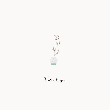cute spring clip art little elements with hand drawn texturesの写真素材