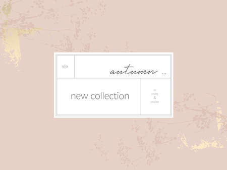 Floral rustic background with hand drawn doodle flowers and botanical elementsのイラスト素材
