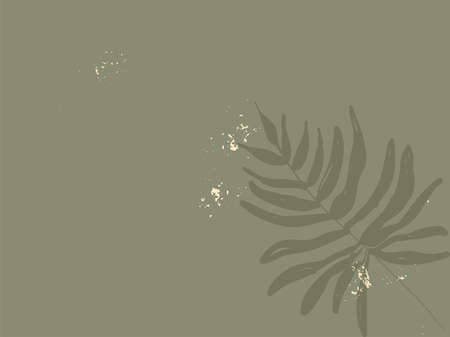 Tropical chic background with flowers and botanical elements.のイラスト素材