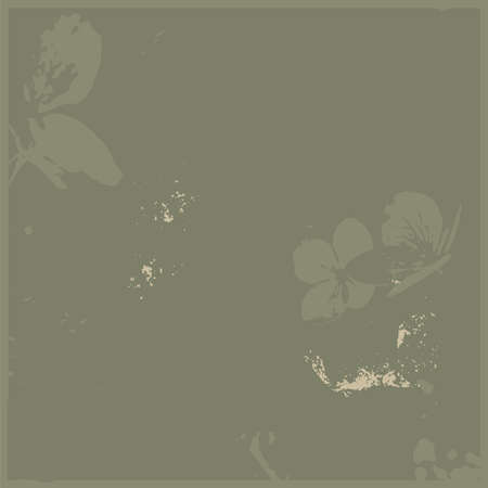 Tropical chic background with flowers and botanical elements.のイラスト素材