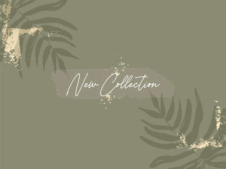 Abstract floral pattern design for autumn social mediaのイラスト素材