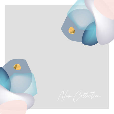 Chic canvas print design Gem stones backgroundのイラスト素材