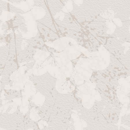 Delicate watercolor botanical digital paper floral background in soft basic nude beige tonesの写真素材
