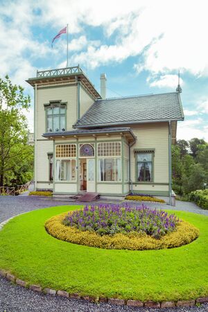 Bergen, Norway - Jule, 2016: Troldhaugen, home of the famous composer Edvard Grieg in Bergen, Norwayのeditorial素材