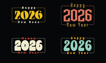 Set of new year 2016 and christmas design elements. Vector illustration.