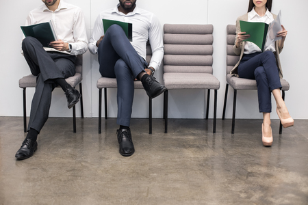 People Waiting for Job Interview Conceptの写真素材