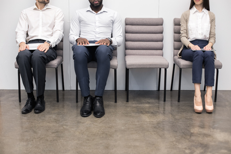 People Waiting for Job Interview Conceptの写真素材