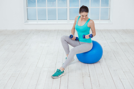 Young Woman Sport Workout Healthy Lifestyle Conceptの写真素材