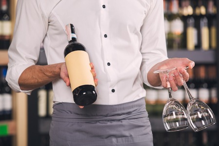 Somellier Wine Business Alcohol Drink Store Conceptの写真素材