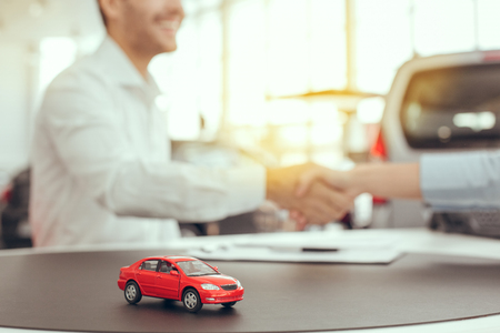 Young People in a Car Rental Service Transportation Conceptの写真素材