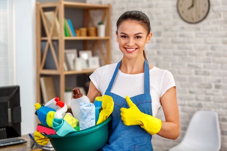 Concept for home cleaning servicesの写真素材