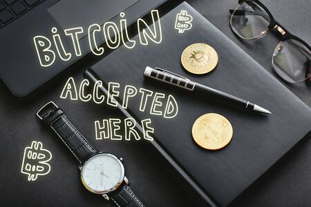 B-time. Cropped shot of office desk. Financial marketing conceptの写真素材