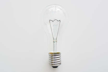 Light bulb, isolated. Realistic photo image