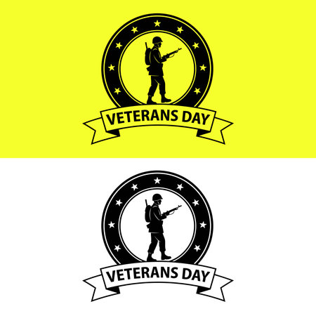 Show your patriotic support this Veterans Day with this powerful soldier tribute, perfect for remembrance events, military appreciation, and honoring serviceのイラスト素材