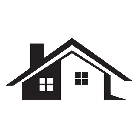 House icon. Simple illustration of house icon for web design isolated on white backgroundのイラスト素材