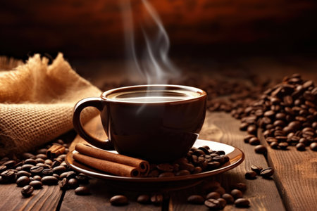 A cup of coffee - Generative AIの素材