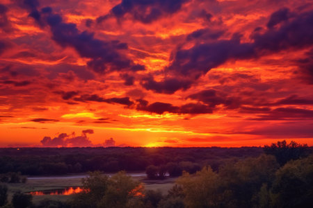Bold Sunset - Generative AIの素材