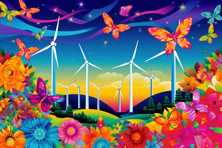 Advocacy for Renewable Energy Policies - Generative AIの素材
