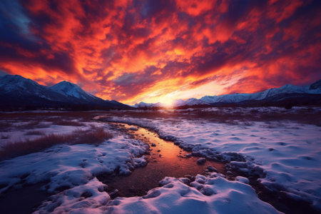 A Symphony of Ice and Fire - Generative AIの素材