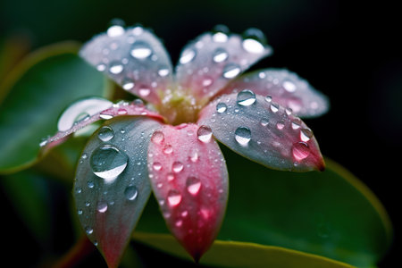 Enchanted Petals in Dewy Morn - Generative AIの素材