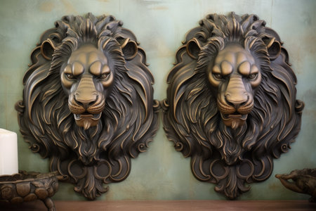 Majestic Lion Heads - Generative AIの素材