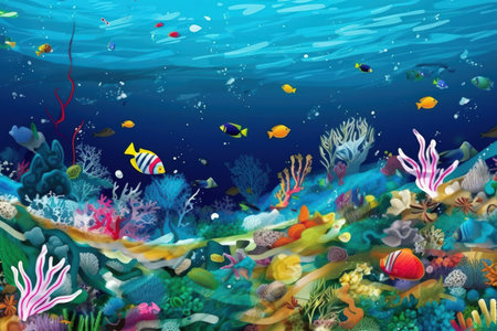 Microplastic Pollution - Generative AIの素材