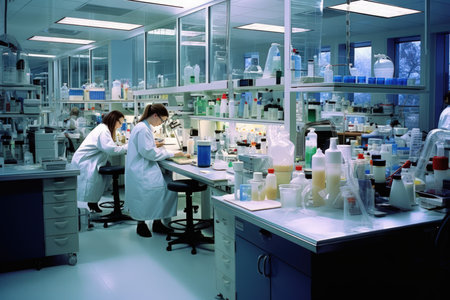 Medical Research Laboratory - Generative AIの素材