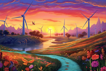 Renewable Energy - Generative AIの素材
