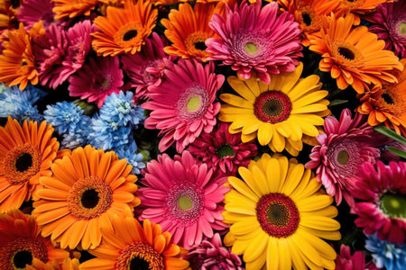 Vibrant Flowers - Generative AIの素材