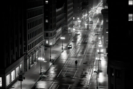 Solitude in the City - Generative AIの素材
