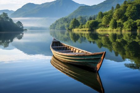 The Lonely Boat - Generative AIの素材