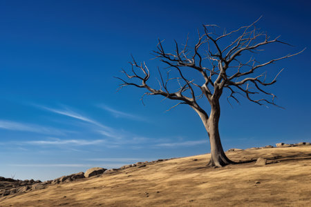 The Lonely Tree - Generative AIの素材
