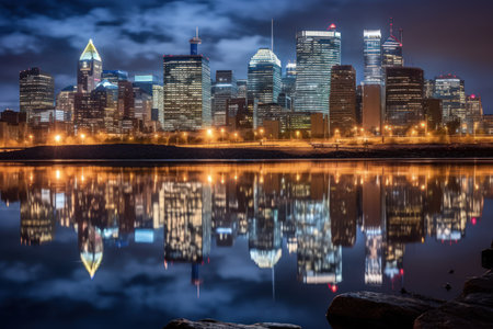 Reflections in the City - Generative AIの素材