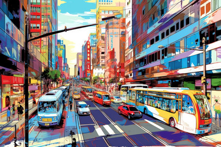 Public Transportation - Generative AIの素材
