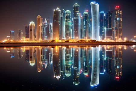 Reflections of the City - Generative AIの素材