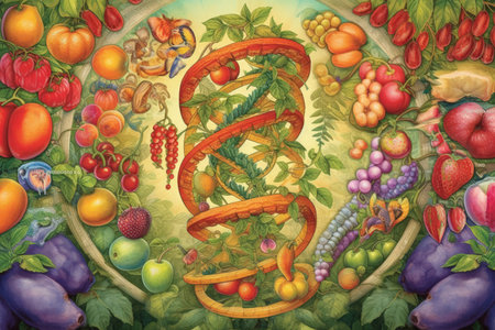 GMO Labeling Illustration - Generative AIの素材