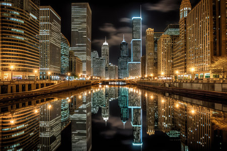 Reflections in the City - Generative AIの素材