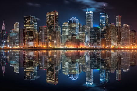 Reflections in the City - Generative AIの素材