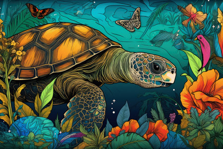 Endangered Species Illustration - Generative AIの素材
