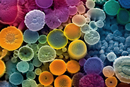 Microscopic Organisms - Generative AIの素材
