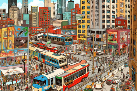 Public Transportation - Generative AIの素材