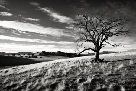 The Lonely Tree - Generative AIの素材