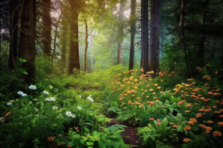 The Mystical Forest - Generative AIの素材