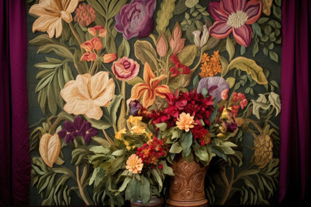 Intricate tapestries inspired by natural motifs - Generative AIの素材