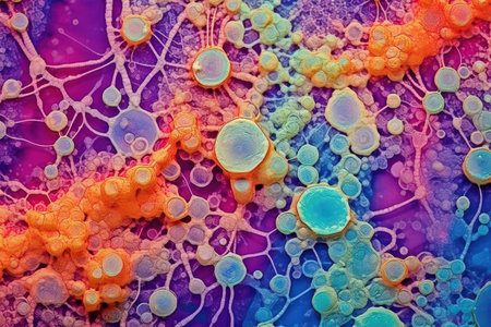 Microscopic View - Generative AIの素材