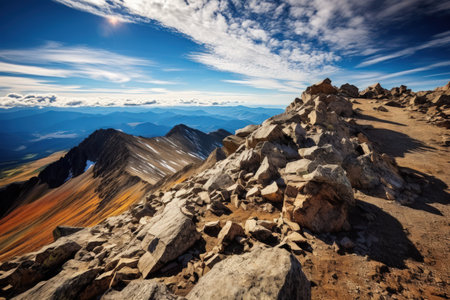 Infinite Sky at the Summit - Generative AIの素材